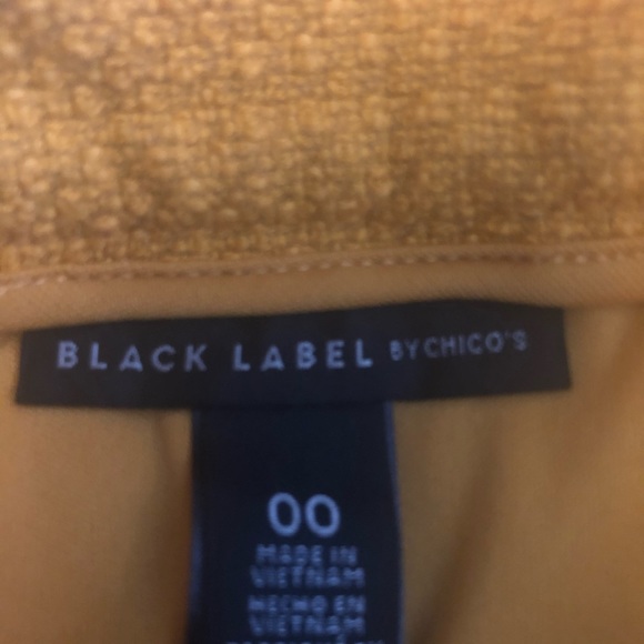 Gold Black Label Chico’s pencil skirt - Picture 5 of 6